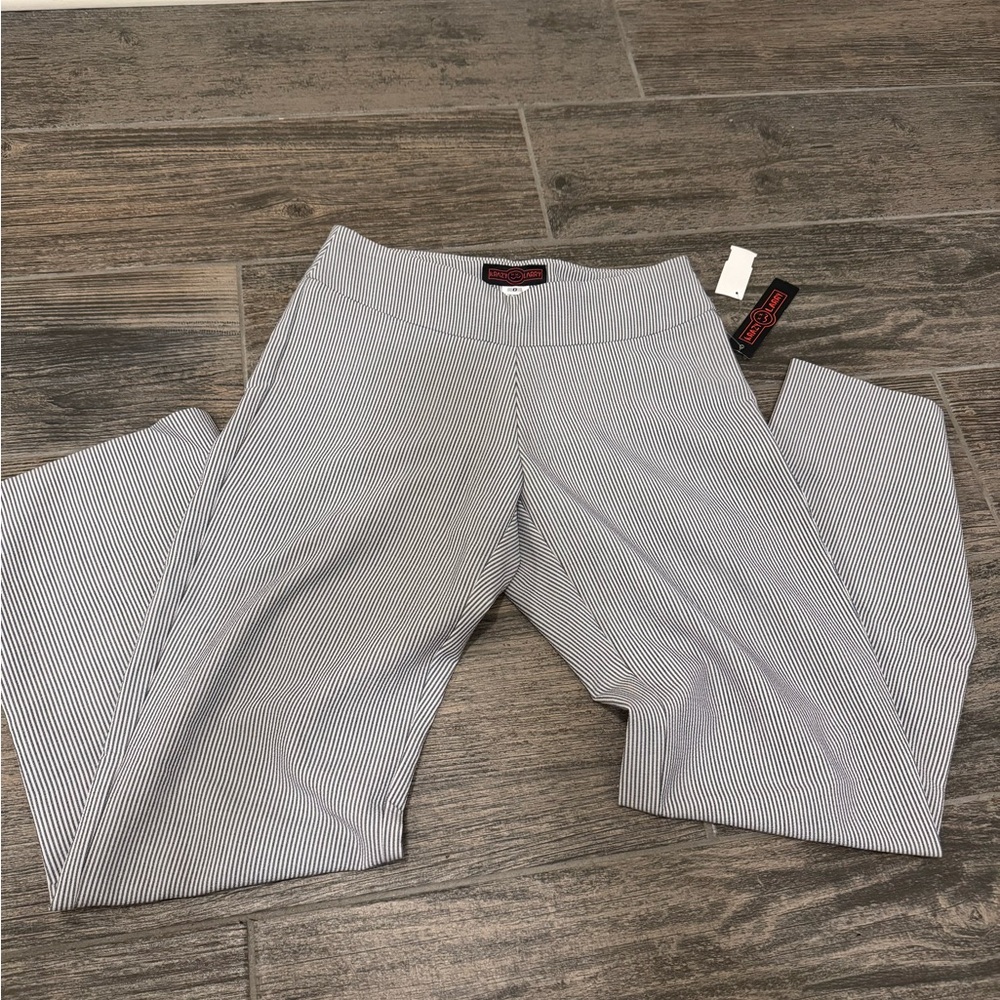 NWT Black and White Striped Pants size 0
